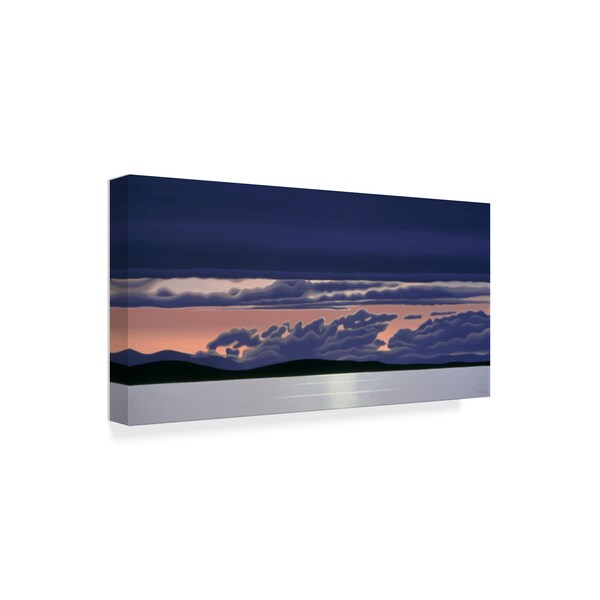 Ron Parker 'Evening Clouds' Canvas Art,16x32